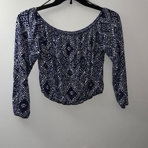 H&M off the shoulder crop top